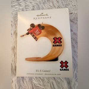 Hallmark Keepsake X Games Ornament - ESPN skateboard track NWT Rare Find
